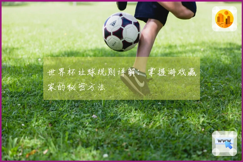 世界杯让球规则详解：掌握游戏赢家的秘密方法